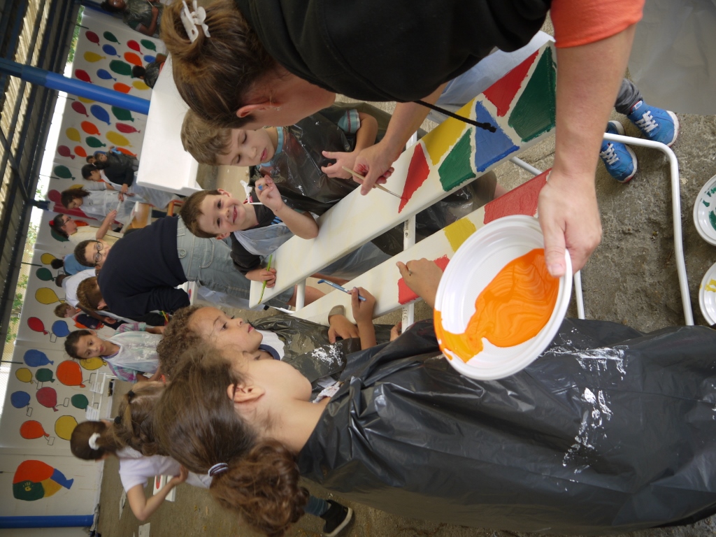 Ateliers Peinture sous le préau